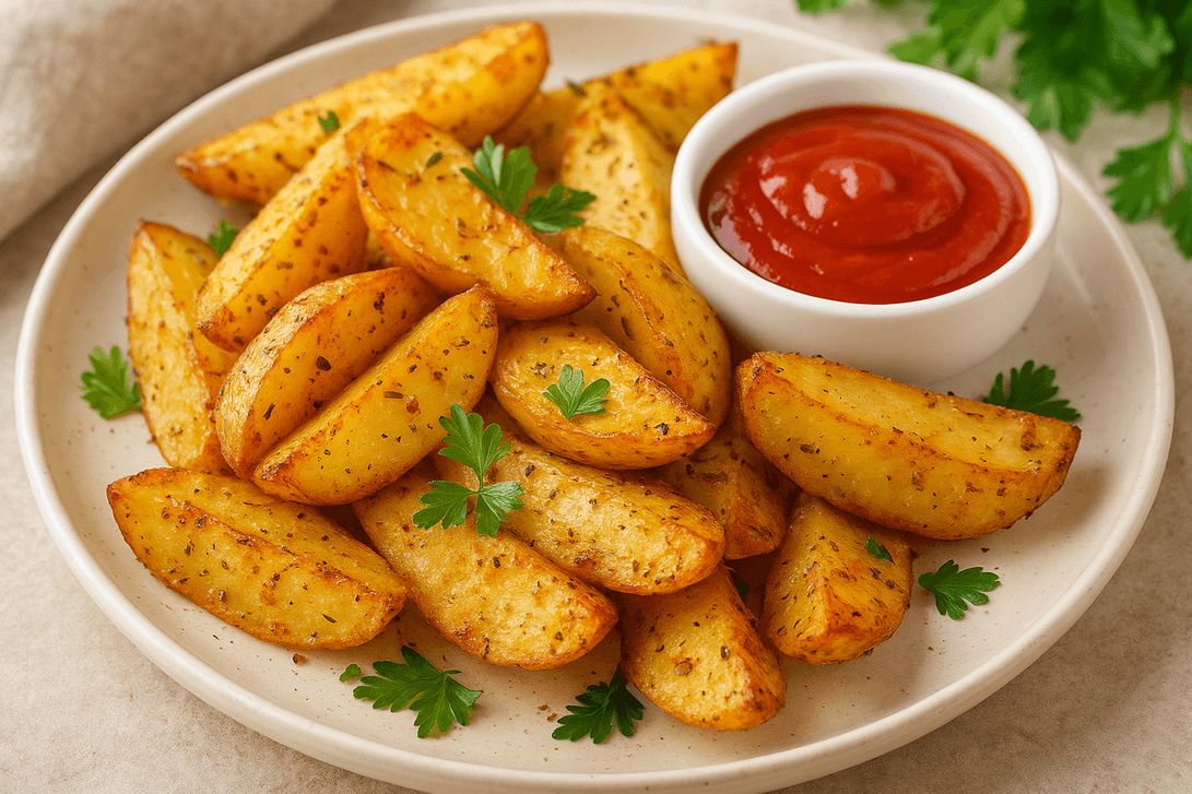 Картофель по-деревенски средний