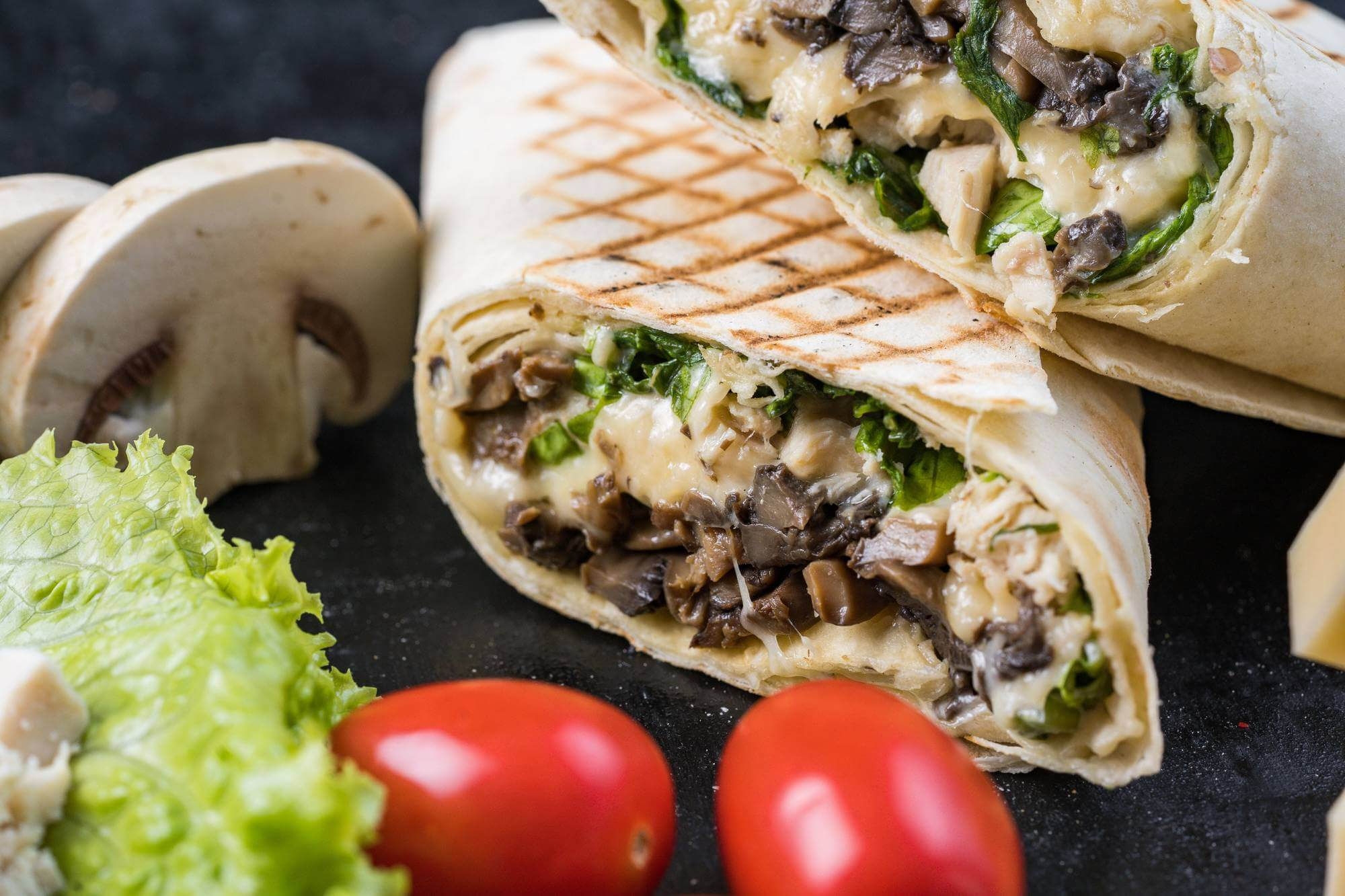 Грибная с курицей