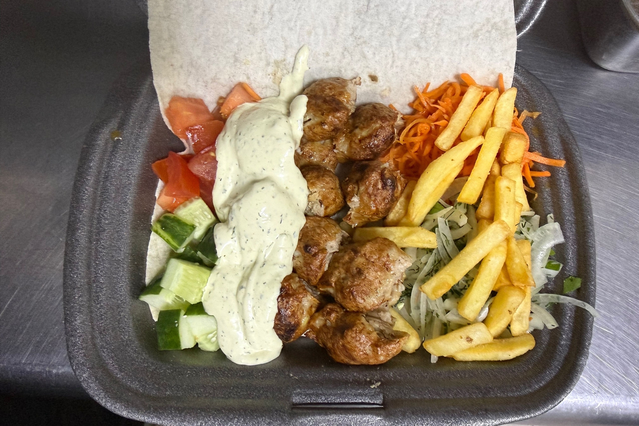 Искандер "люля" с курицей